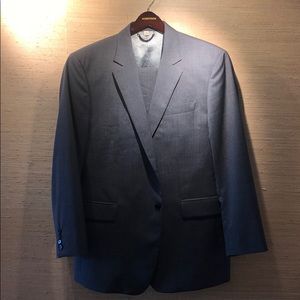 Grey pinstripe Burberry suit